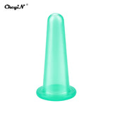 1pc Vacuum Silicone Cupping Body Massager Anti Cellulite Vacuum Cans Silicone Suction Cupping Cups Back Neck Body Massage Helper